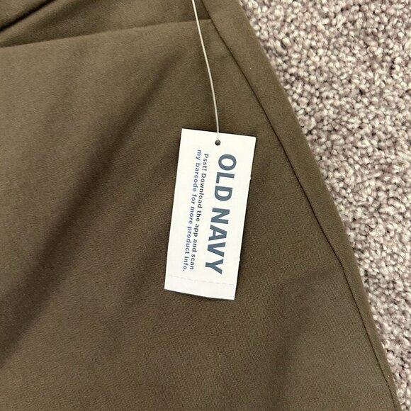 Old Navy Womens Pixie Skinny Ankle Pants Size 4 Tall Green High Rise Stretch NWT - Picture 14 of 16